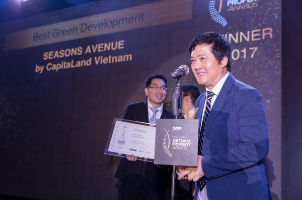 CapitaLand Vietnam đạt kỷ lục về giải thưởng tại Property Guru Vietnam Property Awards 2017