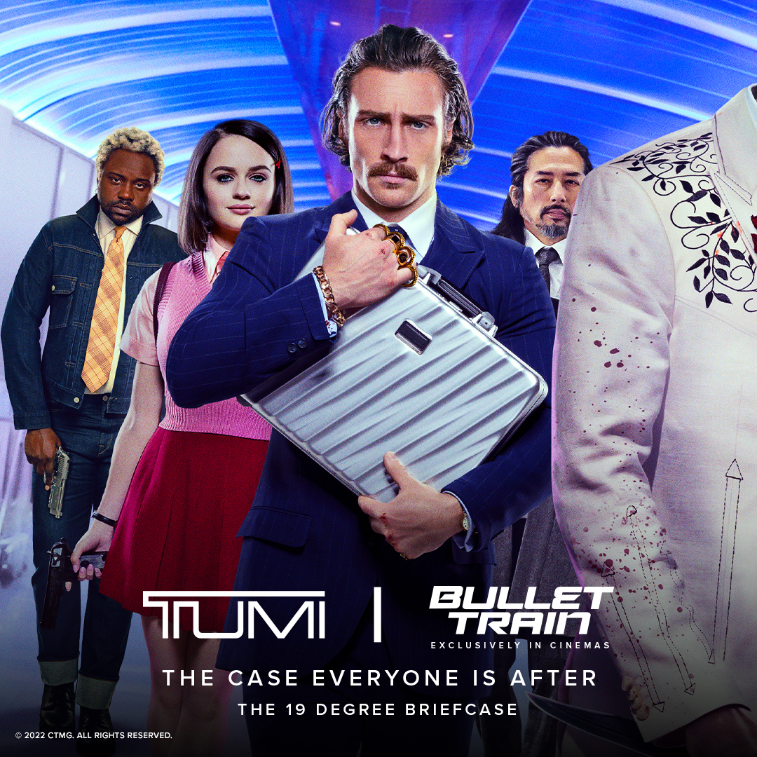TUMI xuất hiện trong siêu phẩm hành động 'Bullet Train' 