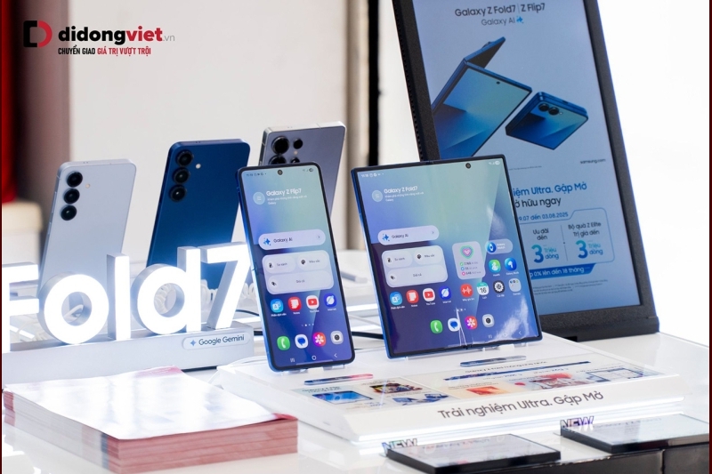 Galaxy Z Fold7 chiếm ưu thế trong tuần đầu tiên mở đặt trước tại thị trường Việt Nam