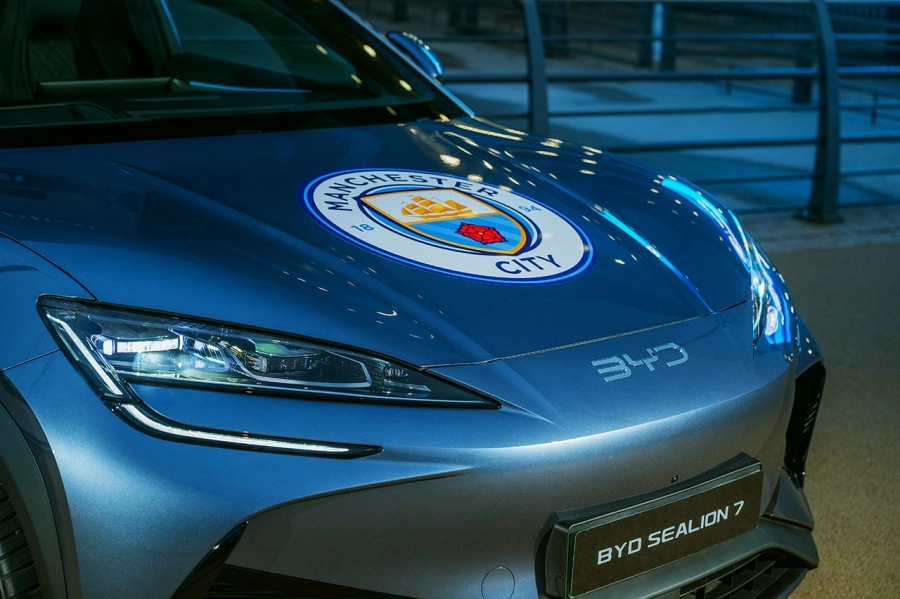BYD trở thành đối tác chính thức của CLB bống đá Manchester City