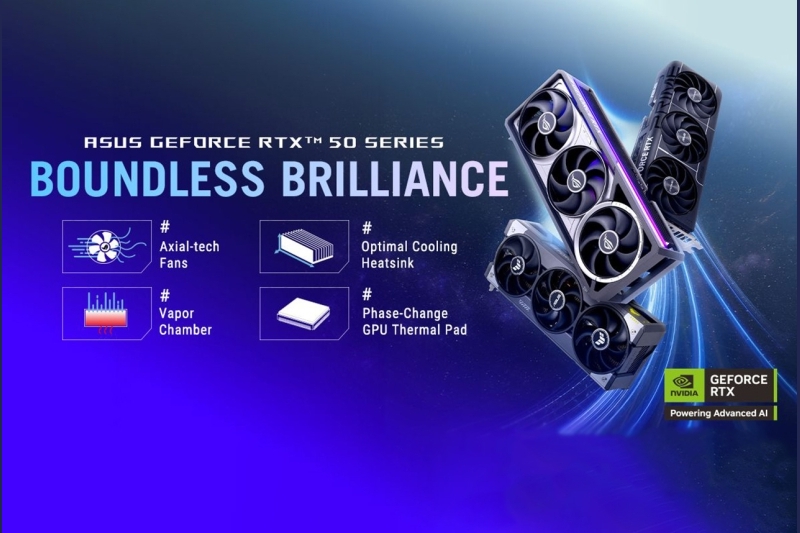 CES 2025: ASUS giới thiệu dòng card đồ họa GeForce RTX 50, thêm dòng sản phẩm ROG Astral, có đến 24 lựa chọn