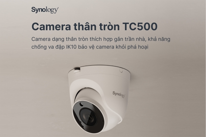 Synology ra mắt camera AI BC500 và TC500