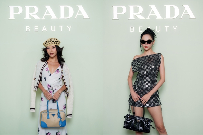 Quỳnh Anh Shyn, Phí Phương Anh sánh vai cùng Win Metawin tại sự kiện Prada Beauty 