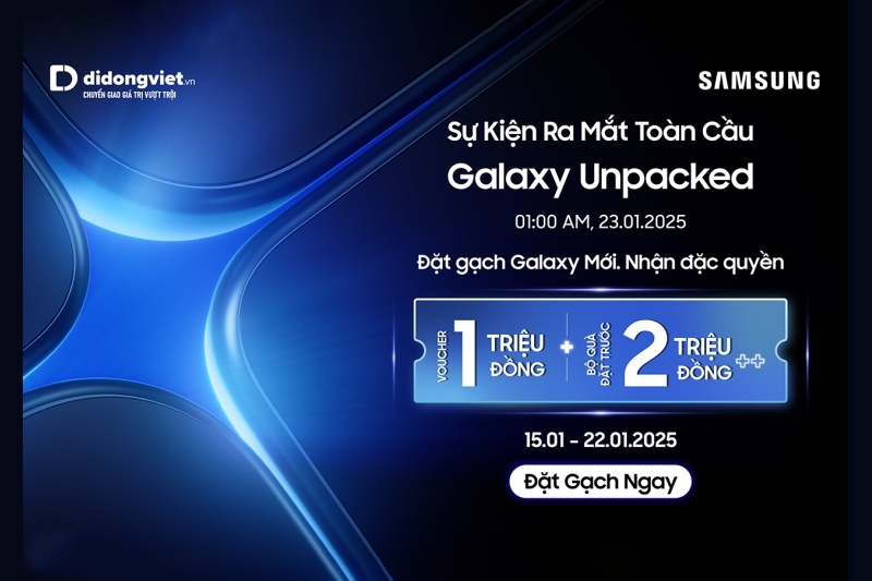 Samsung Galaxy S25: Đỉnh cao công nghệ và ưu đãi đặt trước tại Di Động Việt