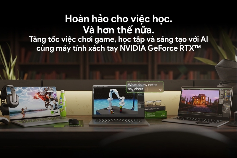 Khuyến mãi đặc biệt cho mùa “Back to School 2024” với các dòng laptop GeForce RTX