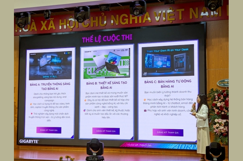 GIGABYTE Việt Nam phát động cuộc thi 'Làm chủ AI, làm chủ sự nghiệp'