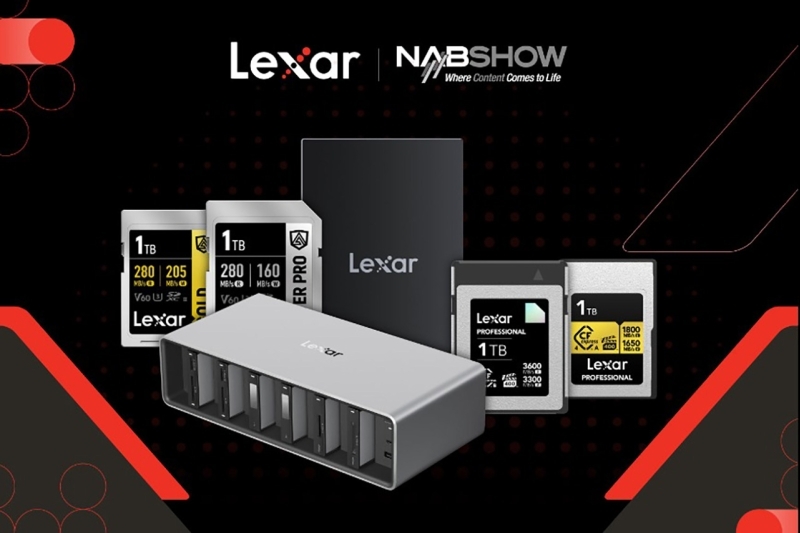 Lexar giới thiệu dải sản phẩm cho môi trường làm việc chuyên nghiệp  NAB 