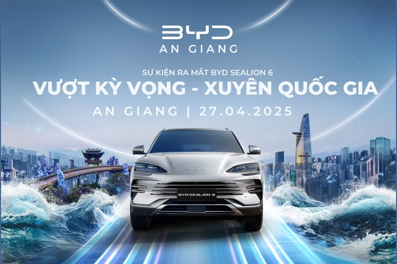 BYD Sealion 6 sắp ‘đổ bộ’ An Giang