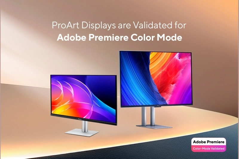 ASUS ProArt, dòng màn hình đầu tiên đạt chứng nhận Adobe Premiere Color Mode
