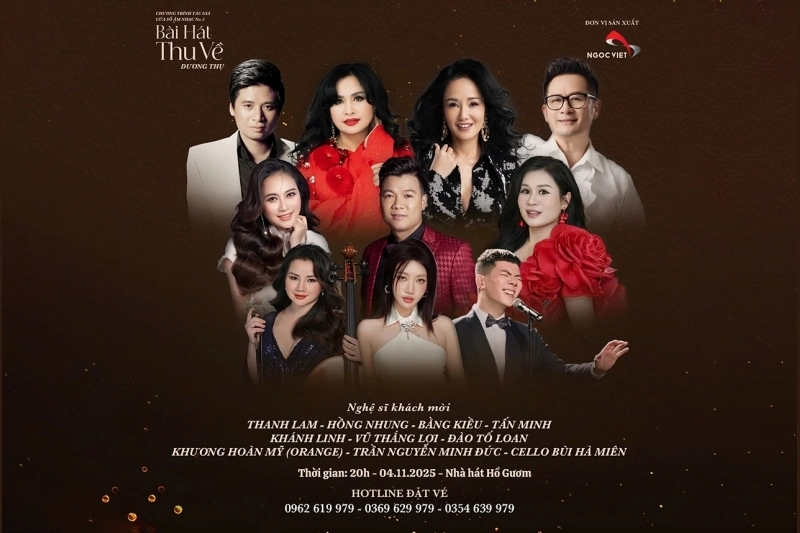 Khung trời hoài niệm trong live concert “Dương Thụ - Bài hát Thu về”