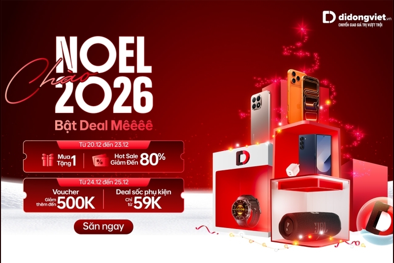 Lễ hội mua sắm cuối năm: Ưu đãi mua 1 tặng 1, iPhone 17 Pro chỉ còn 33,99 triệu đồng