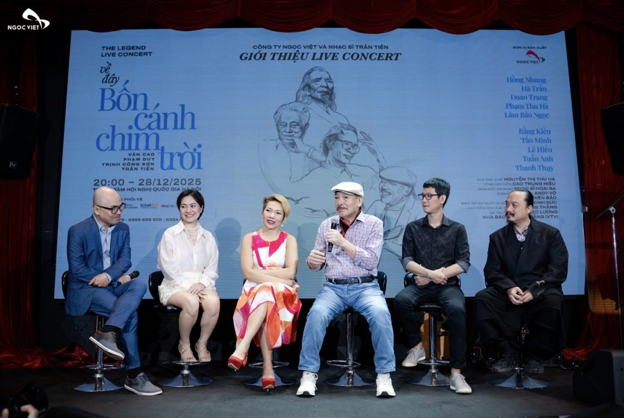 Live Concert “Về đây bốn cánh chim trời”: Đêm nhạc đặc biệt tôn vinh 4 nhạc sĩ Văn Cao - Phạm Duy - Trịnh Công Sơn - Trần Tiến