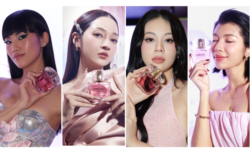 Bảo Anh, Phí Phương Anh cùng dàn sao Việt tỏa hương thơm quyến rũ với Versace Bright Crystal Parfum