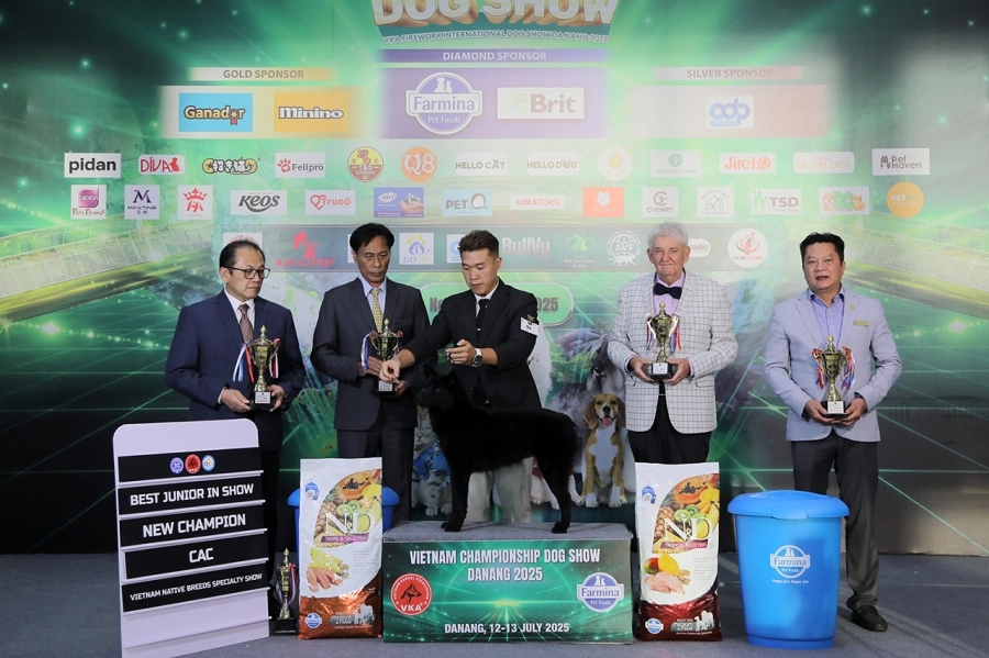 VKA Firework International Dog Show - Đà Nẵng 2025 ghi dấu ấn phong trào thú cưng Việt