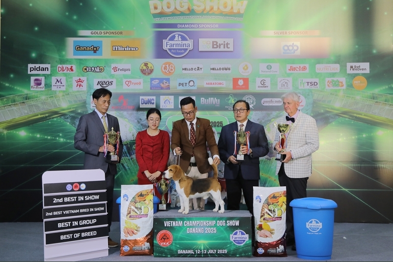 VKA Firework International Dog Show - Đà Nẵng 2025 ghi dấu ấn phong trào thú cưng Việt
