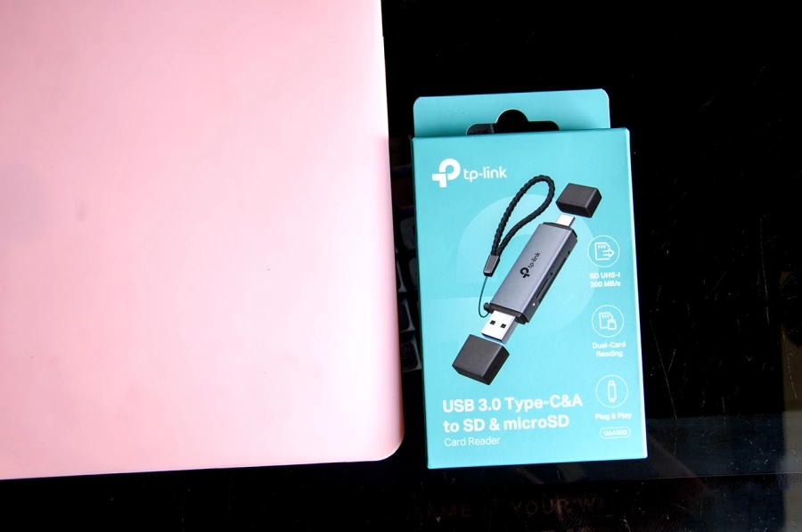 Đầu đọc thẻ nhớ TP-Link UA430D giúp sao chép dữ liệu nhanh chóng giữa các thiết bị