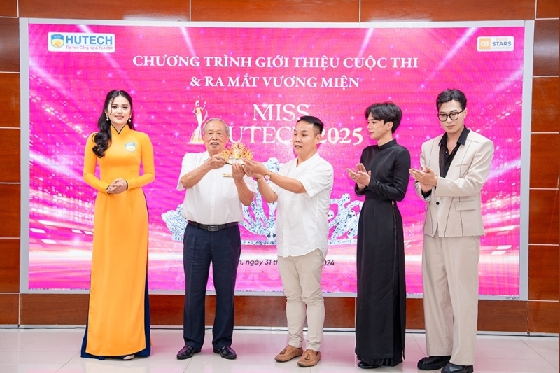 Sân chơi sắc đẹp cho sinh viên Miss HUTECH 2025 trao vương miện tiền tỉ