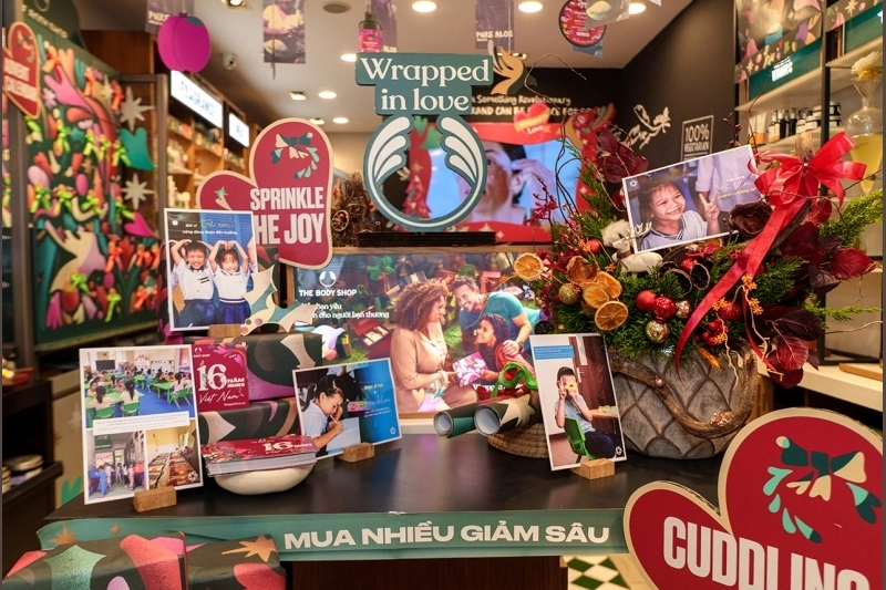 The Body Shop Việt Nam ra mắt bst Giáng Sinh 2025, kỷ niệm 16 năm đồng hành cùng hàng triệu khách hàng