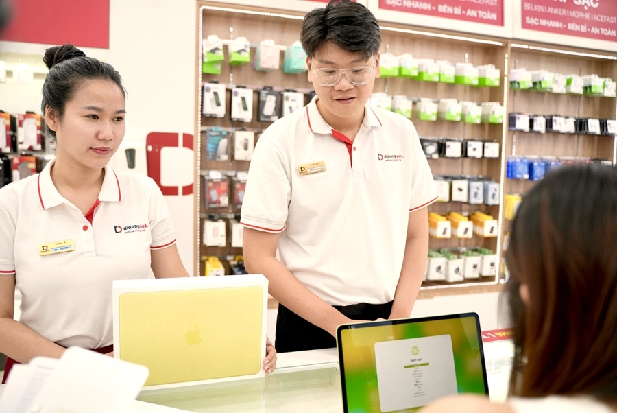 Trả hàng sớm và mở bán chính thức MacBook Neo, Di Động Việt ưu đãi lên đến 5 triệu đồng
