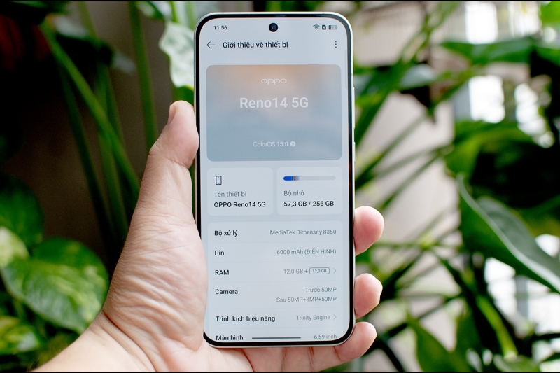 OPPO Reno14 5G: Đẹp và thông minh