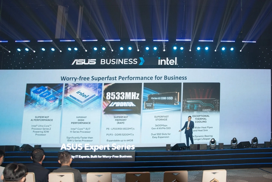 ASUS ra mắt loạt sản phẩm Expert Series mới với hành trình trải nghiệm độ bền của dòng laptop ExpertBook