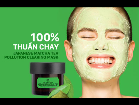 Ghét ô nhiễm, yêu da sạch cùng mặt nạ Japanese Matcha Tea Pollution Clearing Mask