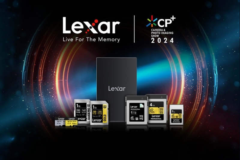 Lexar trừng bày loạt sản phẩm nhớ và lưu trữ cao cấp dành cho máy ảnh tại triển lãm CP+ 2024