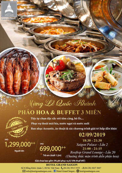 Mừng Lễ Quốc Khánh 2/9 Tại Hotel Grand Saigon