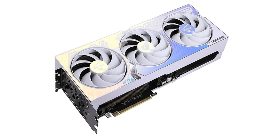 Cận cảnh card đồ họa COLORFUL iGame RTX 4070 Ultra W OC V2-V: ấn tượng với bộ cánh trắng với phong cách nghệ thuật POP Art