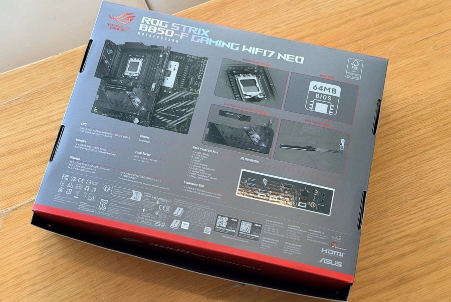 Trên tay bmc ASUS Strix B850-F Gaming WiFi7 Neo: Định hình chuẩn mức cho bo mạch chủ dòng B