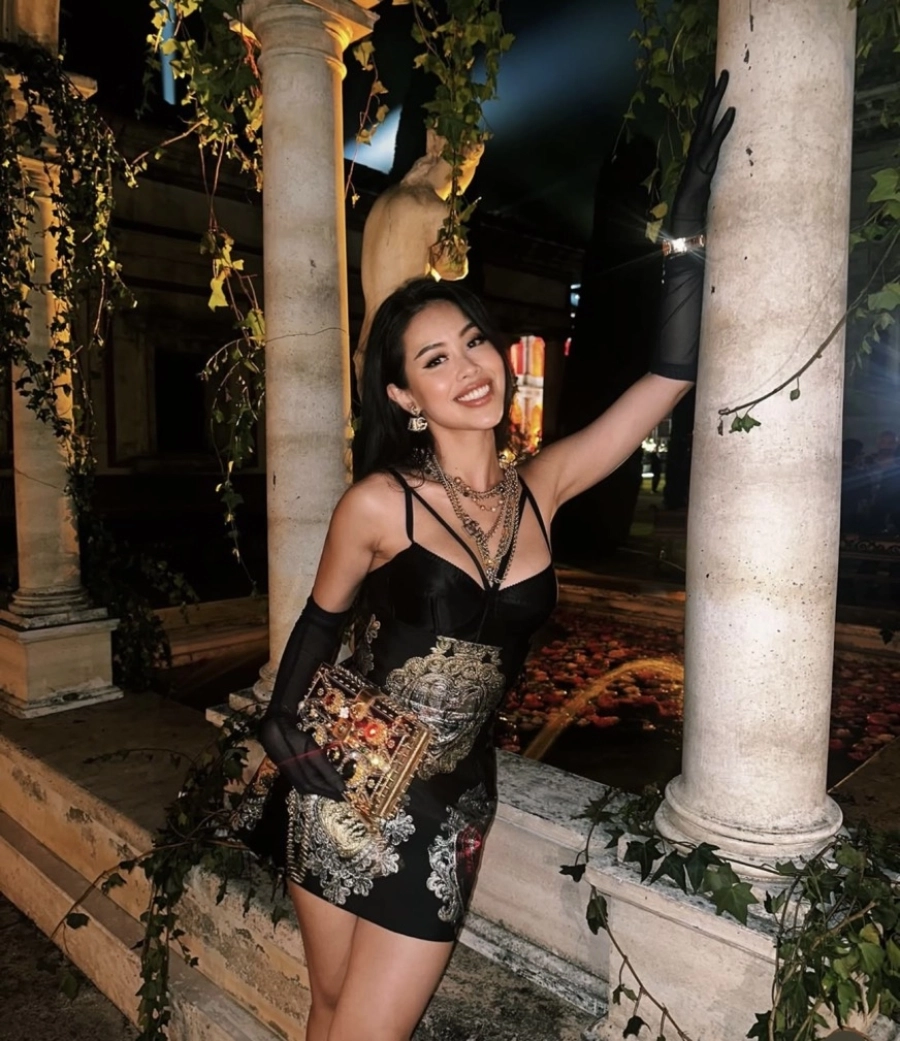 Tiên Nguyễn quyến rũ tại Rome trong chuỗi sự kiện của Dolce & Gabbana