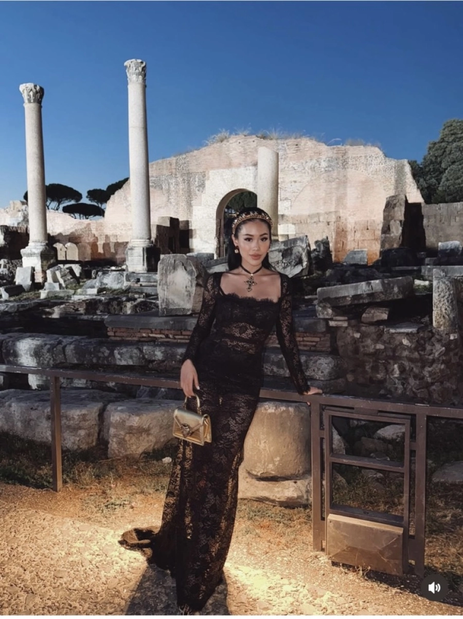 Tiên Nguyễn quyến rũ tại Rome trong chuỗi sự kiện của Dolce & Gabbana