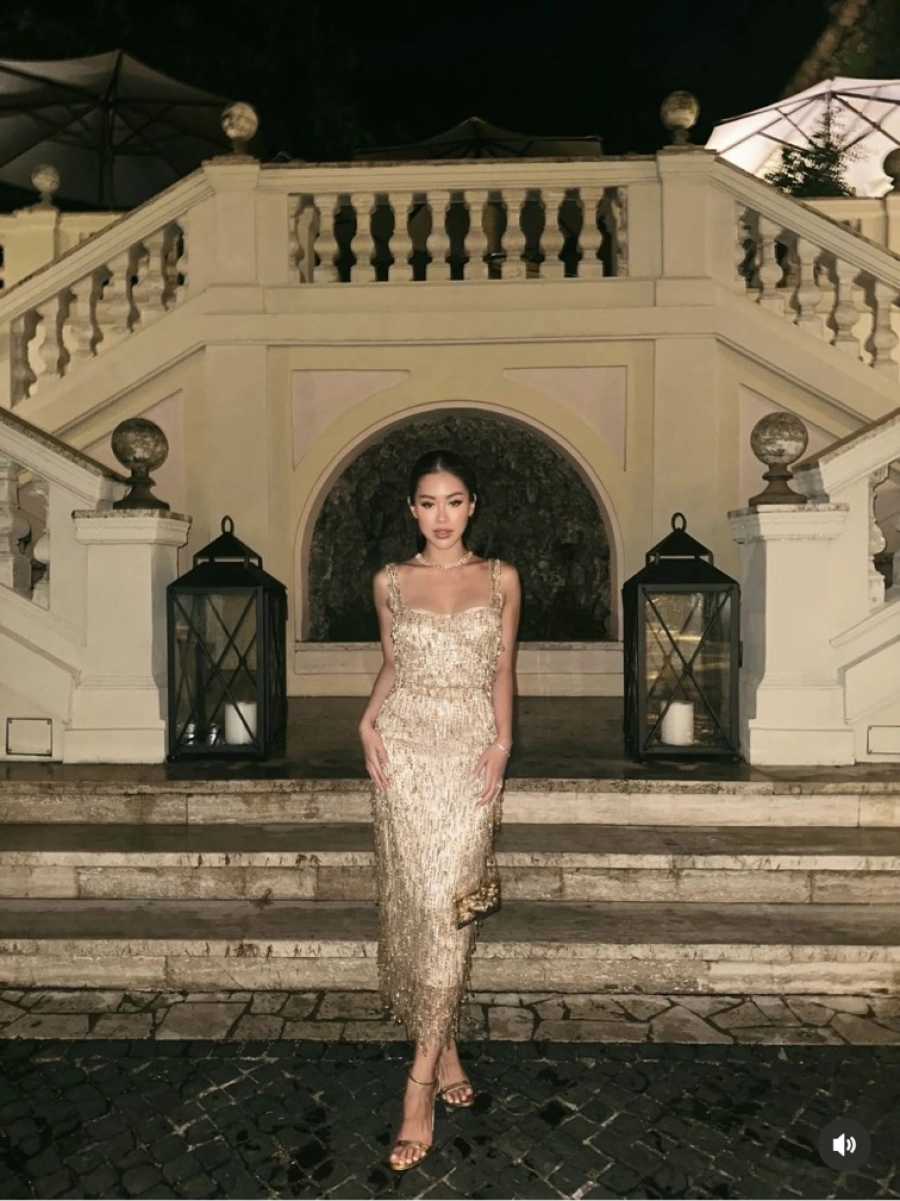 Tiên Nguyễn quyến rũ tại Rome trong chuỗi sự kiện của Dolce & Gabbana