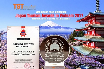 TST Tourist đạt giải Japan Tourism Award 2017