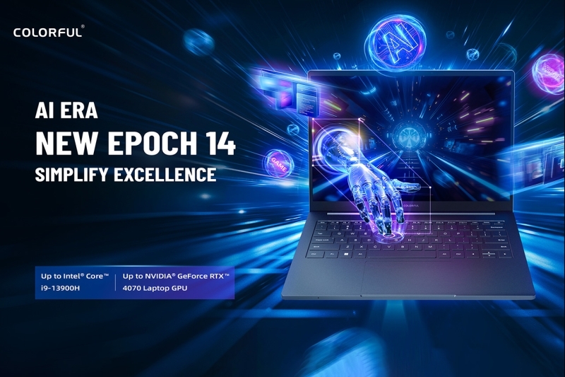 COLORFUL ra mắt dòng laptop AI EPOCH Series: Đơn giản mà hoàn hảo