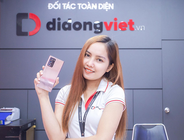 Đến Di Động Việt, lên đời Samsung Galaxy Note 20 không mất phí