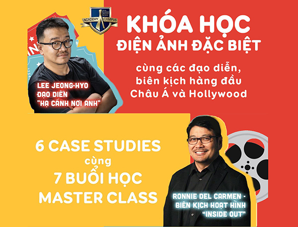 Khóa học điện ảnh thuộc khuôn khổ sự kiện AAA được diễn ra trực tuyến và miễn phí