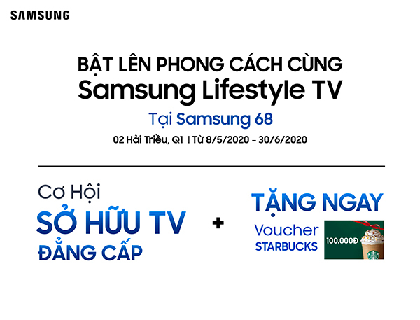 Bật lên phong cách cùng Samsung Lifestyle TV