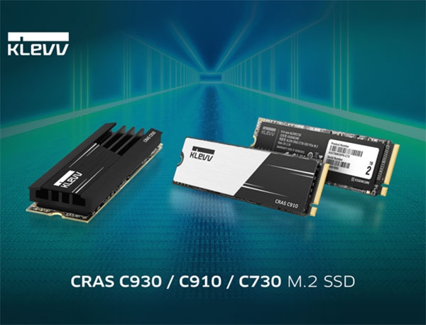 KLEVV ra mắt cùng lúc 3 ổ cứng SSD M.2 NVMe mới