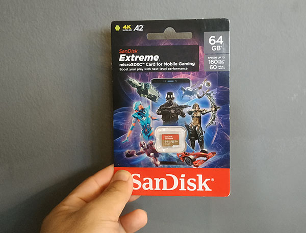 SanDisk Extreme V30 A2 gia tăng kho lưu trữ smartphone gaming