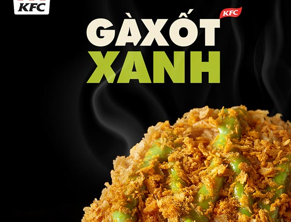 KFC thêm món mới gà xốt xanh