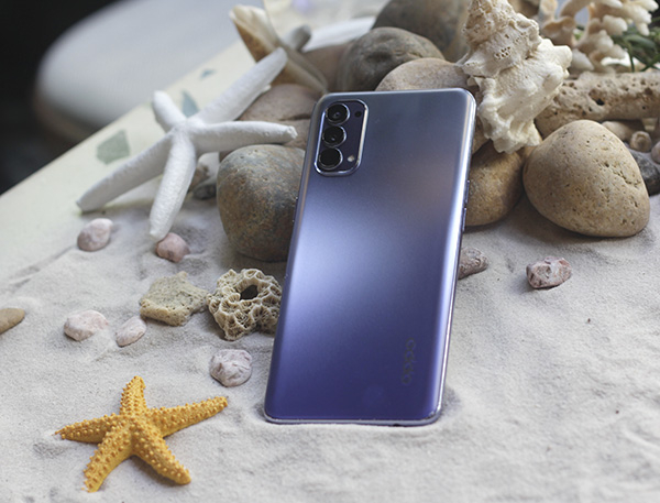 OPPO Reno4 có thêm màu tím khói thời thượng