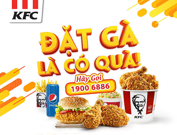 Đặt là có quà cùng KFC