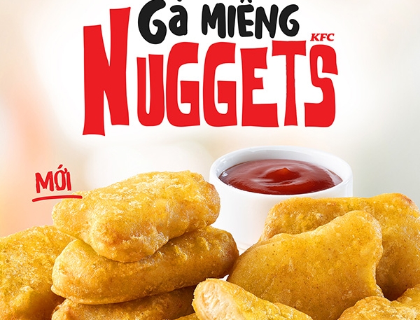 Món mới tại KFC: Gà miếng Nuggets