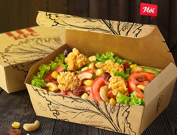 Món mới tại KFC: Salad hạt