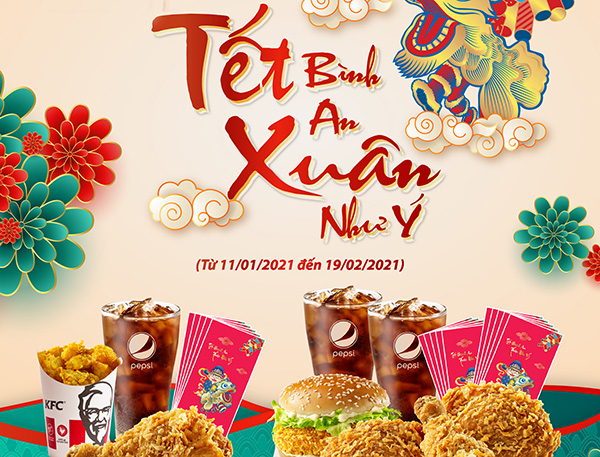 Tết bình an, Xuân như ý cùng KFC