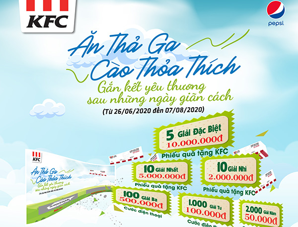 Sau những ngày giãn cách, đến KFC 'Ăn thả ga - Cào thỏa thích'