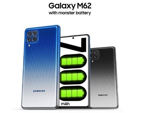 Samsung Galaxy M62: Smartphone pin lớn nhất trong phân khúc giá 10 triệu đồng