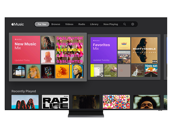 Smart TV Samsung có thể tải và cài đặt Apple Music