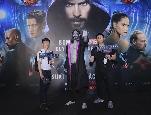 Fan Việt hào hứng trong buổi công chiếu sớm bom tấn 'Morbius'